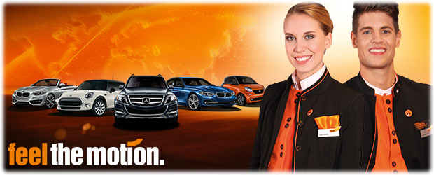 Sixt banner Feel the motion