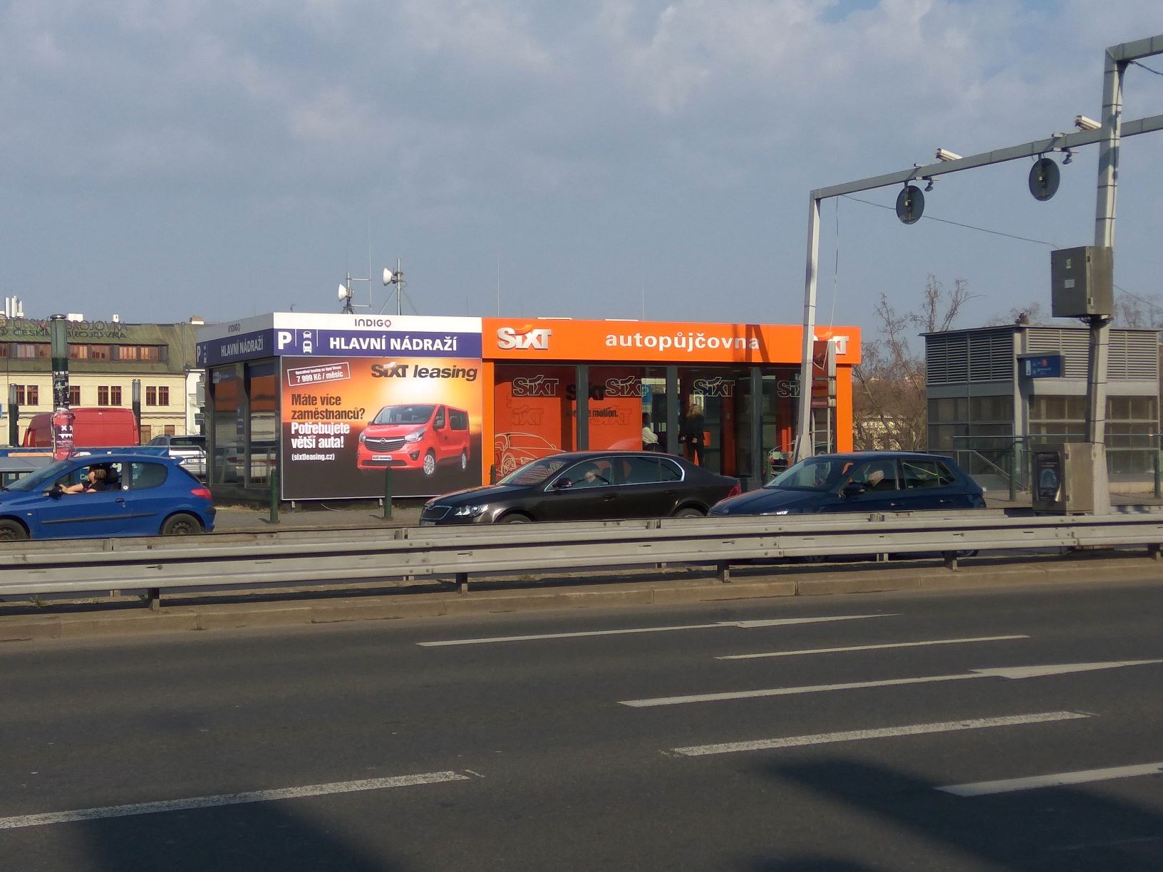 Sixt půjčovna dodávek Hlavní nádraží Praha