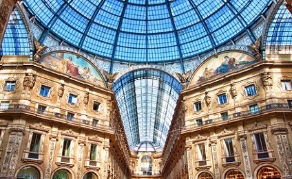 Milan, shoppin center, Italy