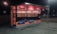 Sixt car rental parking at Ostrava Train Station