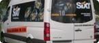 Sixt van left