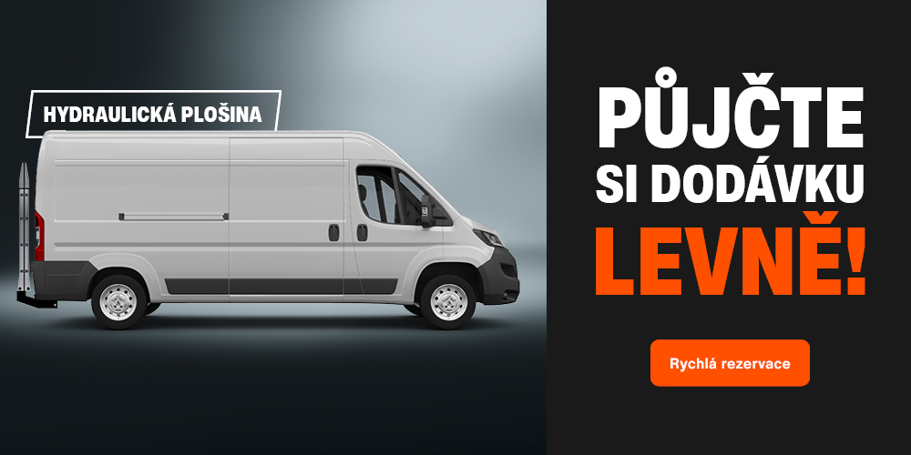 Půjčte si dodávku levně – rychlá rezervace